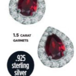 Genuine Garnet Earrings